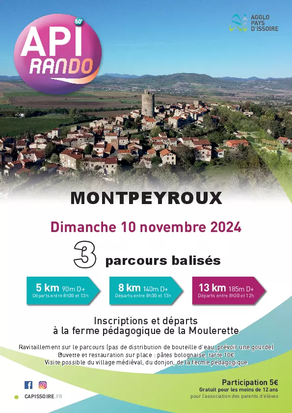 Affiche API Rando Montpeyroux